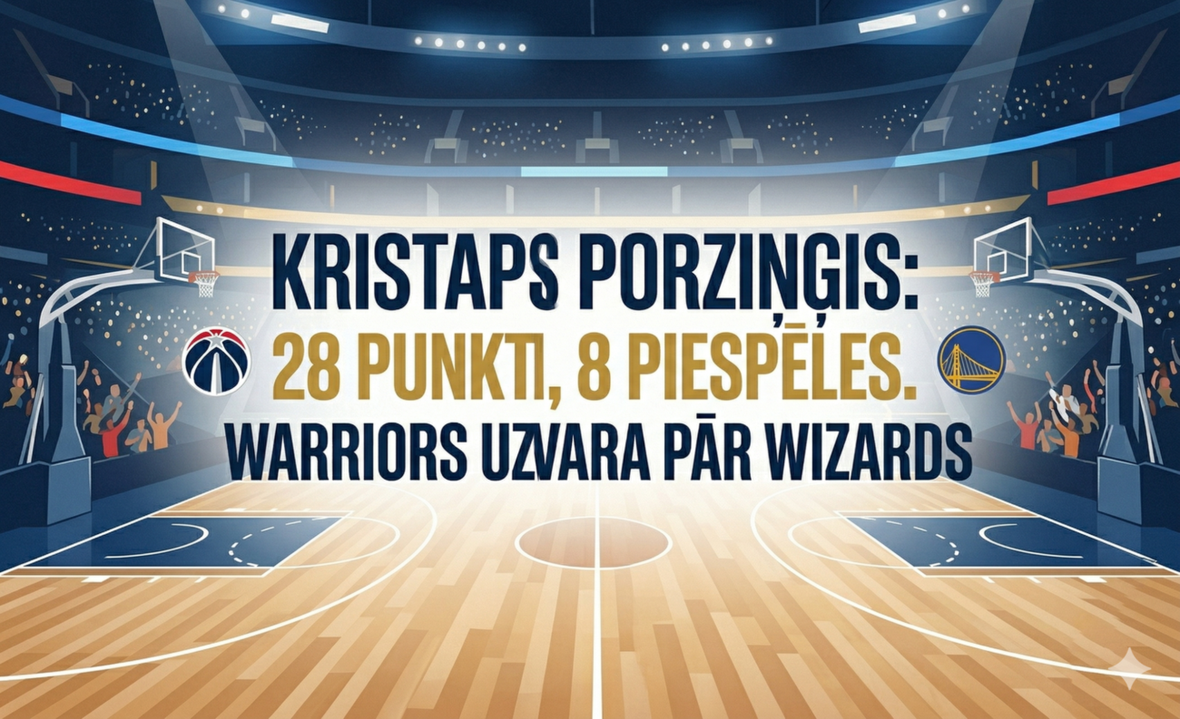 Kristaps Porziņģis 28 punkti, 8 piespēles