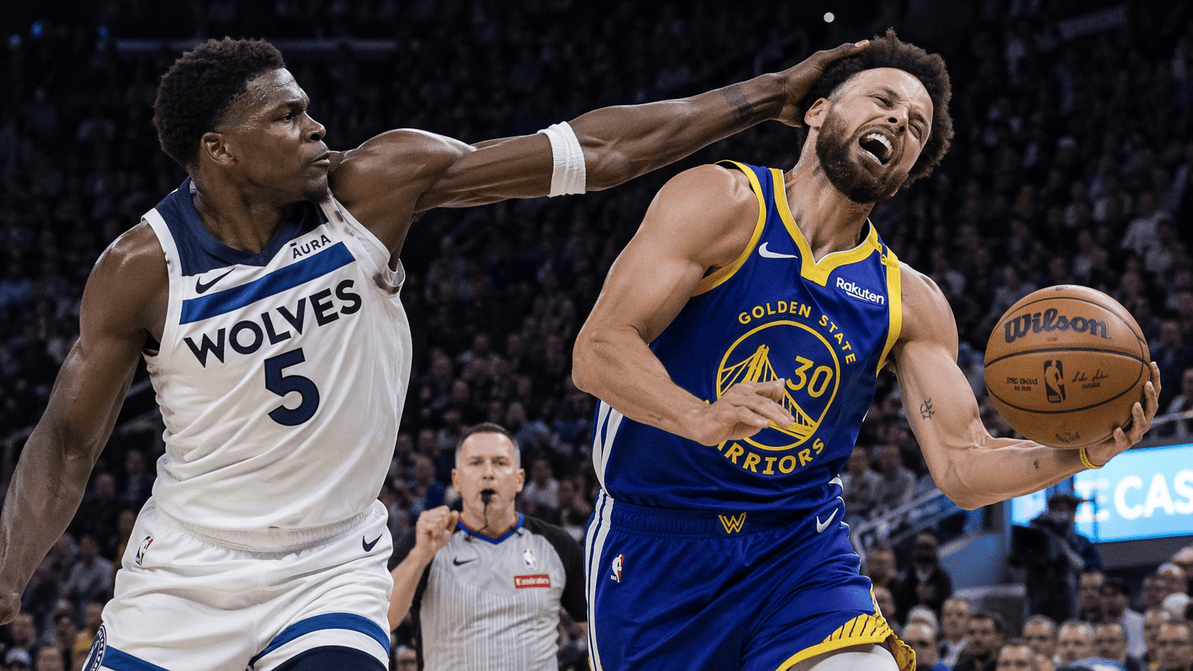 NBA player fouled hard in mid-air, illustrating a flagrant foul situation.