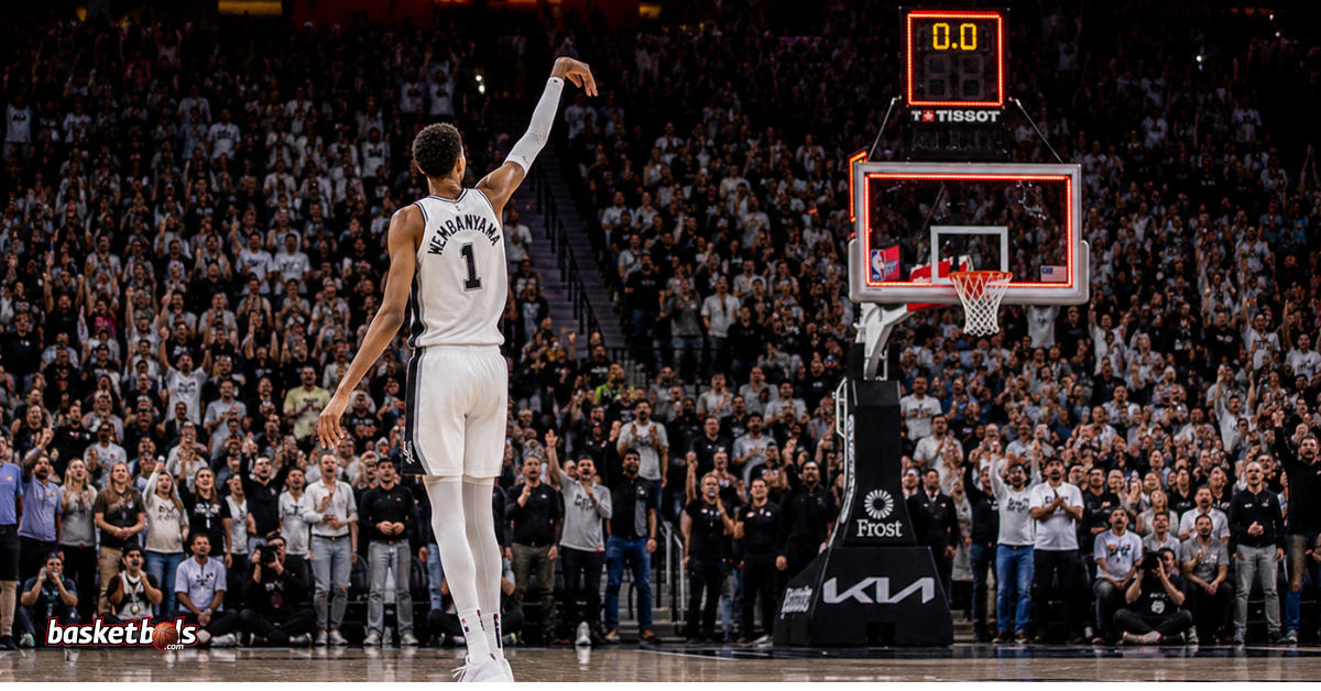 Victor Wembanyama samet 33 punktus – San Antonio Spurs uzvar un izlīdzina sēriju pret Thunder